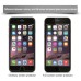 0.26mm 2.5d 9h Colorful Slim Tempered Glass Screen Protector for iPhone 6 4.7 inch - Black
