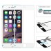 0.26mm 2.5d 9h Colorful Slim Tempered Glass Screen Protector for iPhone 6 4.7 inch - White