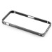 0.7mm Extra Slim with Side Button Screw - Free Clip - On Bumper Case for iPhone 5 iPhone 5s - Grey