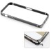0.7mm Extra Slim with Side Button Screw - Free Clip - On Bumper Case for iPhone 5 iPhone 5s - Grey
