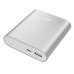 10400mAh Portable Power Bank External Battery Pack - Silver