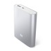 10400mAh Portable Power Bank External Battery Pack - Silver