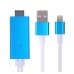 1080P HDMI Dongle Display Receiver Adapter for iPhone5/5s/6/6s - Blue