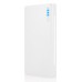 12000 mAh Portable 2-Port Backup External Battery Mobile Charger Power Bank with Led Indicator Smartphone/Tablet - White