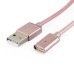 120 CM 2 In 1 8pin Lighting And Micro USB Data Sync Charger Cable Charging Cord For iPhone 6/6s/6 Plus/6s Plus iPhone 5s/5c/5 iPad Mini Samsung - Rose Gold