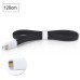 1.2M Magnet Micro USB Sync Data Transfer And Charging Cable For Samsung S4 S3 Note 2 - Black