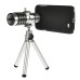 12X Optical Zoom Camera Lens With Tripod And Hard Case For Samsung Galaxy S4 i9500