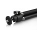12X Telephoto Lens with Extendable Tripod and A Matte Hard Case for iPhone 5 - Black