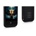 1500mAh External Battery Power Pack Rubberized Coating Case For iPhone 4S - Black