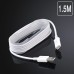 1.5M Micro USB 2.0 Charging Sync Cable for Samsung Galaxy Note 4/S2/S3/S4 - White