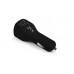 1A Car Cigarette Power Charger With 2-Port USB For iPhone IPod Samsung - Black