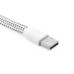 1M 3 In 1 Hemp Rope Charging Cable for iPhone 6 iPhone 5/5S iPhone 4/4S Samsung Galaxy S4 - White