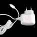 2.1A Lightning 8-Pin Travel Charger For iPhone 5C iPhone 5S iPhone 5 iPad 4 iPod Touch 5 With EU Plug - White