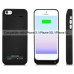 2200mAh Portable Lightning External Power Bank Rechargeable Backup Battery Case For iPhone 5 / 5S iPhone 5C - Black