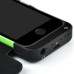 2200mAh Portable Rechargeable Backup Battery Magnetic PU Leather Case With Stand For iPhone 5 / 5S iPhone 5C - Black