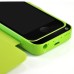 2200mAh Portable Rechargeable Backup Battery Magnetic PU Leather Case With Stand For iPhone 5 / 5S iPhone 5C - Green