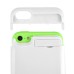 2200mAh Portable Rechargeable Backup Battery Magnetic PU Leather Case With Stand For iPhone 5 / 5S iPhone 5C - White