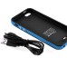 2500mAh Portable Rechargeable External Battery Power Pack For iPhone 5 iPhone 5s - Blue