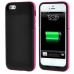 2500mAh Portable Rechargeable External Battery Power Pack For iPhone 5 iPhone 5s - Magenta