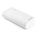 2800 mAh Wallet Pattern USB Charger Port with Led Light Indicator for Smartphone - White
