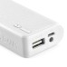 2800 mAh Wallet Pattern USB Charger Port with Led Light Indicator for Smartphone - White