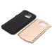 2 In 1 Armor PC And TPU Protective Back Case Cover for Samsung Galaxy S7 Edge G935 - Gold