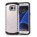 2 In 1 Armor PC And TPU Protective Back Case Cover for Samsung Galaxy S7 Edge G935 - Silver