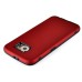 2 In 1 Detached  Black TPU And Plastic Protective Cell Phone Back Case For Samsung Galaxy S6 G920 - Red
