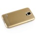 2 In 1 Luxury Slim Matte Aluminum Metal PC Hard Cover Case For Samsung S5 G900 - Gold
