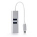 2 USB 3.0 Ports Type C Charging Hub Adapter For The New MacBook 12 inch - Silver