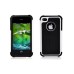 2 in 1 Protective TPU and Plastic Hard Case for iPhone 4/4S-Black and  White Edge