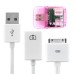 2 in 1 USB Camera Connection Cable Kit + Card Reader For iPad iPhone iPod - White