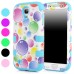 3-In-1 Bubbles Pattern Rugged Rubber Gel Hard Hybrid Snap Case Cover For Samsung Galaxy S4 I9500 I9505