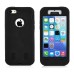 3-In-1 High Impact Rugged Robot Defender PC And Silicone Hybrid Case Cover For iPhone 5C