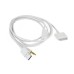 3-in-1 USB 3.5mm AUX Audio/Data/Charger Cable for iPod iPhone 4S iPhone 4 iPhone 3GS - White (1.2M)