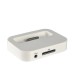 30-Pin Docking Cradle Power Station Sync And Charger With Audio Output For iPhone 4 / 4S iPod Touch 4 - White