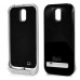 3200mAh Power Bank Case With Built-In Stand For Samsung Galaxy S4 i9500 - Black