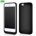 3500 mAh Ultra Slim PC Back Case With Built-In Battery And Stand  For iPhone 6 4.7 inch - Black