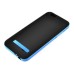 3500 mAh Ultra Slim PC Back Case With Built-In Battery And Stand  For iPhone 6 4.7 inch - Black And Blue