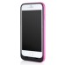 3500 mAh Ultra Slim PC Back Case With Built-In Battery And Stand  For iPhone 6 4.7 inch - Black And Pink