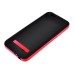 3500 mAh Ultra Slim PC Back Case With Built-In Battery And Stand  For iPhone 6 4.7 inch - Black And Red