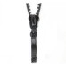 3.5MM Zipper Design In-Ear Earphone with Microphone for iPhone Samsung HTC etc - Black