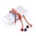 3.5MM Zipper Design In-Ear Earphone with Microphone for iPhone Samsung HTC etc - Orange