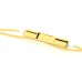 3.5mm Chrome Earphone With Microphone And Volume Control Button - Gold