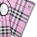 360 Degree Rotatable Scottish Plaid Pattern Leather Case For iPad Mini 1/2/3 - Pink