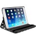 360 Degree Rotatable Wave Point Pattern Leather Case For iPad Mini 1/2/3 - Black