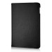 360 Degree Rotating Folio Lichi PU Leather Flip Swivel Stand Smart Wake / Sleep Case Cover With Elastic Belt For iPad Mini 4 - Black