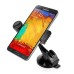 360 Degree Rotating In-Car Holder with Suction Cup for 3.5 to 6.3 Inch Smartphone - Black