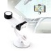 360 Degree Rotating In-Car Holder with Suction Cup for 3.5 to 6.3 Inch Smartphone - White