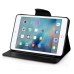 360 Degree Rotation Fashion PU Leather Folio Stand Case Smart Cover For iPad Mini 4 - Black